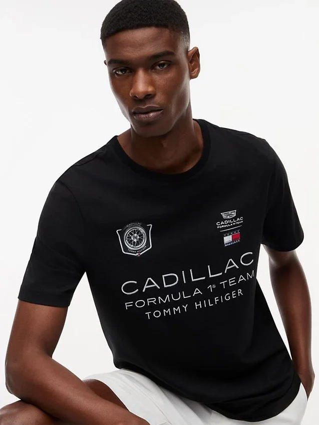 Tommy x Cadillac F1® Team Car Graphic T-Shirt Tommy x Cadillac F1® Team Car Graphic T-Shirt