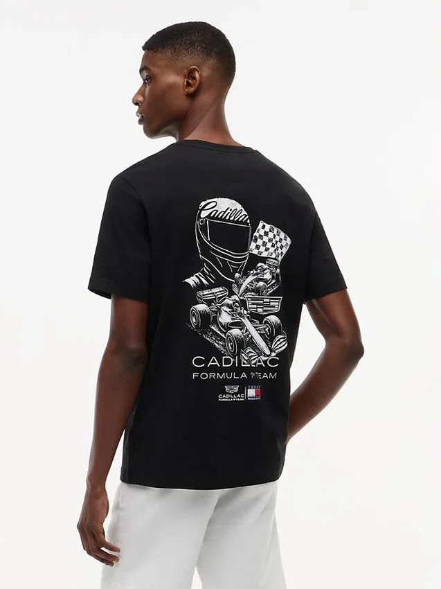 Tommy x Cadillac F1® Team Car Graphic T-Shirt Tommy x Cadillac F1® Team Car Graphic T-Shirt