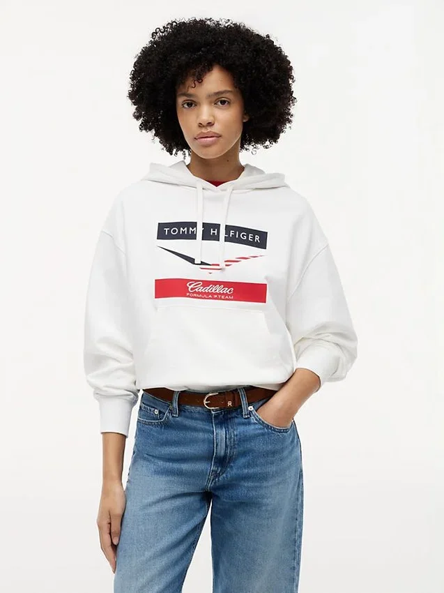 Tommy x Cadillac F1® Team Chevron Hoodie Tommy x Cadillac F1® Team Chevron Hoodie