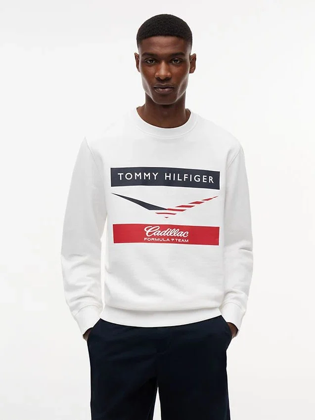 Tommy x Cadillac F1® Team Chevron Sweatshirt Tommy x Cadillac F1® Team Chevron Sweatshirt