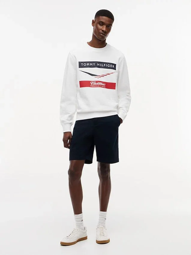 Tommy x Cadillac F1® Team Chevron Sweatshirt Tommy x Cadillac F1® Team Chevron Sweatshirt