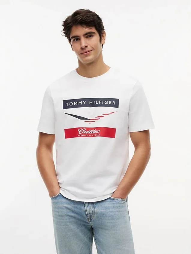 Tommy x Cadillac F1® Team Chevron T-Shirt Tommy x Cadillac F1® Team Chevron T-Shirt