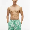 Tropical Print 7″ Swim Trunk