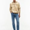 Tropical Print Brushed-Back Hoodie Tropical Print Brushed-Back Hoodie