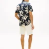 Tropical Print Cotton-Linen Blend Shirt Tropical Print Cotton-Linen Blend Shirt