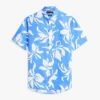 Tropical Print Cotton-Linen Blend Shirt Tropical Print Cotton-Linen Blend Shirt