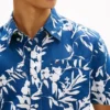Tropical Print Linen-Blend Shirt Tropical Print Linen-Blend Shirt