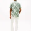 Tropical Print Linen-Blend Shirt Tropical Print Linen-Blend Shirt