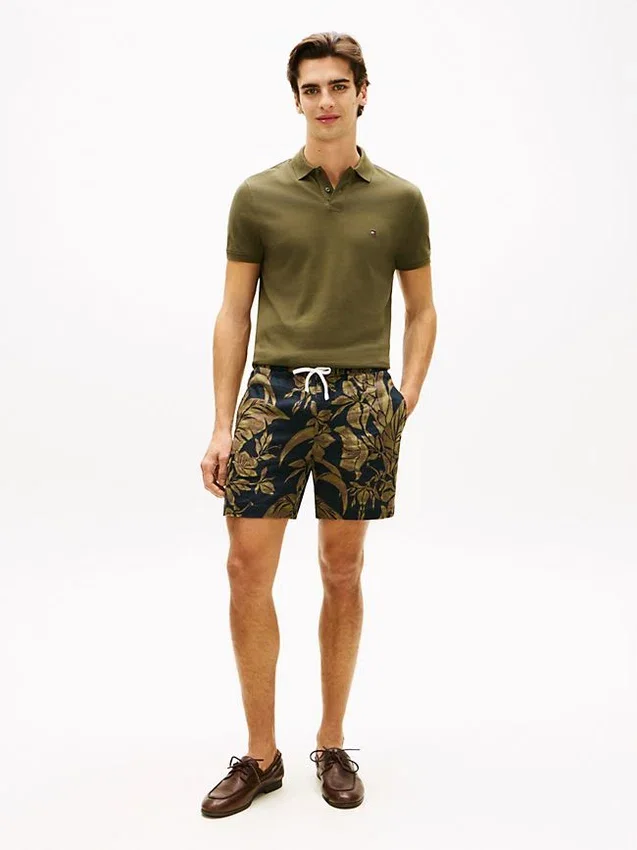 Tropical Print Linen Short Tropical Print Linen Short
