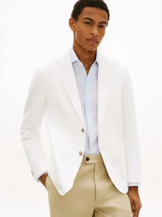 Unlined Twill Blazer
