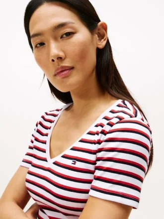 V-Neck Stripe Favorite T-Shirt