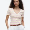 V-Neck Striped Favorite T-Shirt