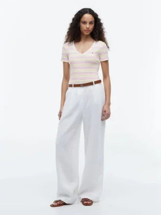 V-Neck Striped Favorite T-Shirt