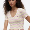 V-Neck Striped Favorite T-Shirt