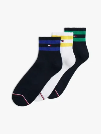 Varsity Stripe Quarter-Top Sock 3-Pack Varsity Stripe Quarter-Top Sock 3-Pack