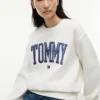 Varsity Tommy Logo Crewneck Sweatshirt Varsity Tommy Logo Crewneck Sweatshirt