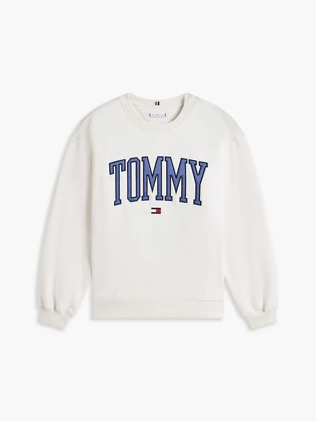 Varsity Tommy Logo Crewneck Sweatshirt Varsity Tommy Logo Crewneck Sweatshirt