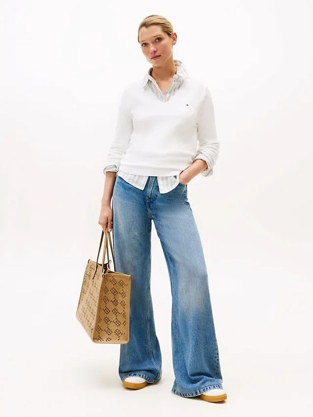 Viscose-Blend V-Neck Sweater Viscose-Blend V-Neck Sweater