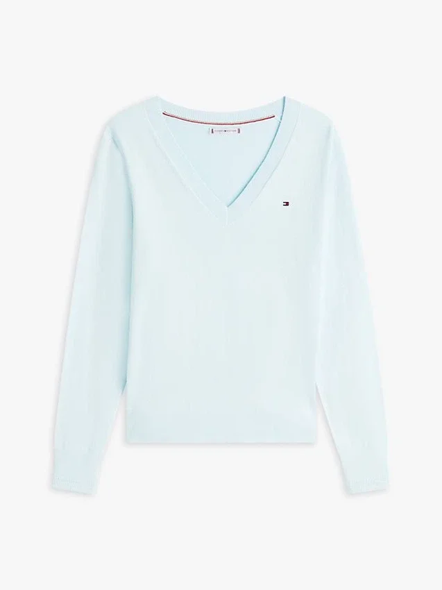 Viscose-Blend V-Neck Sweater Viscose-Blend V-Neck Sweater