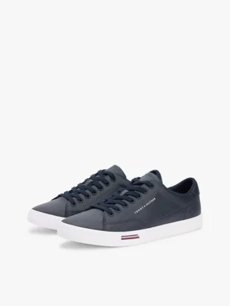 Vulcanized Leather Mix Sneaker