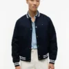 Water-Repellent Flag Logo Varsity Jacket Water-Repellent Flag Logo Varsity Jacket