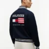 Water-Repellent Flag Logo Varsity Jacket Water-Repellent Flag Logo Varsity Jacket