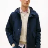 Water-Repellent Packable Hooded Jacket