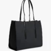 Water-Repellent Script Monogram Tote Bag