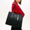 Water-Repellent Script Monogram Tote Bag