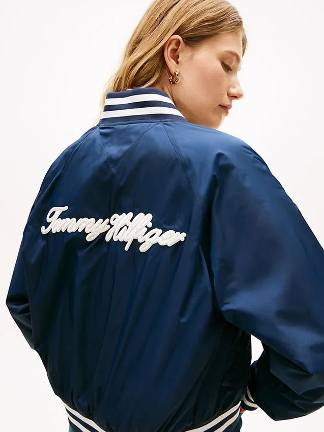 Water-Repellent Varsity Bomber Jacket Water-Repellent Varsity Bomber Jacket