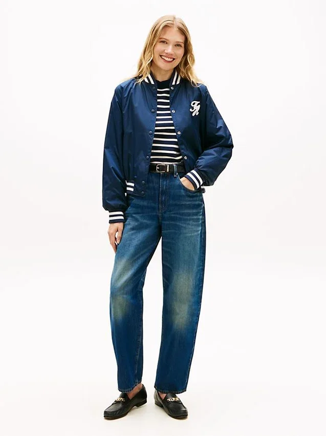 Water-Repellent Varsity Bomber Jacket Water-Repellent Varsity Bomber Jacket