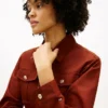 Water-Resistant Belted Utility Jacket