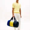 Water-Resistant Colorblock Duffle Bag