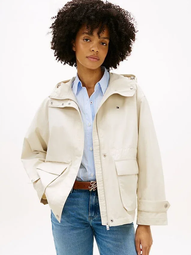 Water-Resistant Hooded Short Parka Water-Resistant Hooded Short Parka