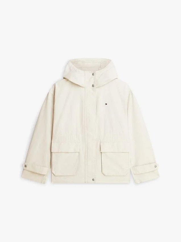 Water-Resistant Hooded Short Parka Water-Resistant Hooded Short Parka