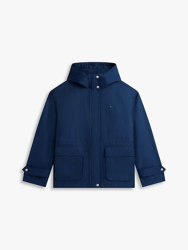 Water-Resistant Hooded Short Parka Water-Resistant Hooded Short Parka