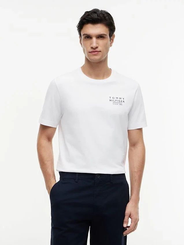 Wavy Flag Back Logo T-Shirt Wavy Flag Back Logo T-Shirt