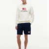 Wavy Flag Logo Crewneck Sweatshirt Wavy Flag Logo Crewneck Sweatshirt