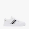Webbing Stripe Leather Cupsole Sneaker Webbing Stripe Leather Cupsole Sneaker