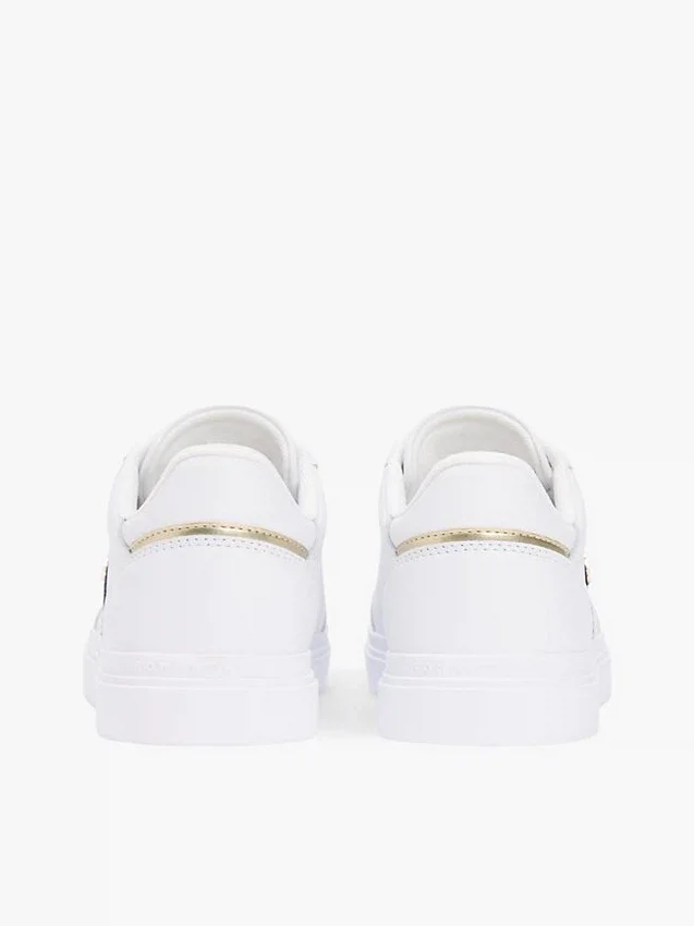 Webbing Stripe Leather Cupsole Sneaker Webbing Stripe Leather Cupsole Sneaker