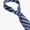 Wide Diagonal Stripe Silk-Blend Tie