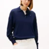 Wool-Silk Blend Sweater Polo