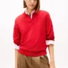 Wool-Silk Blend Sweater Polo