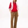 Wool-Silk Blend Sweater Polo