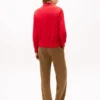 Wool-Silk Blend Sweater Polo