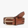 Woven Leather Belt