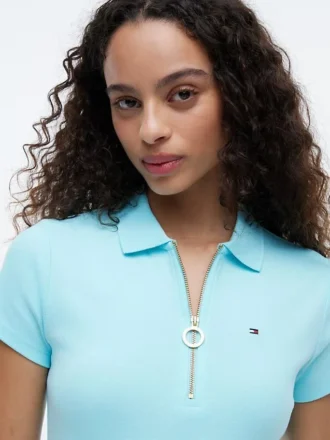 Zip Polo Dress