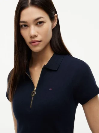 Zip Polo Dress